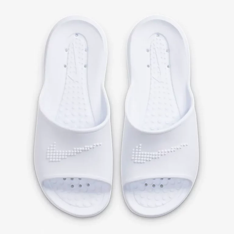Nike Victori One Shower Slide – White/White/White thumbnail 3