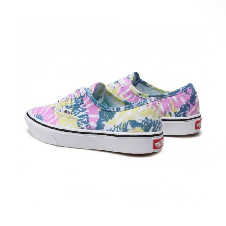 Vans Women’s Comfycush Authentic Tie Dye – Orchid / White thumbnail 4