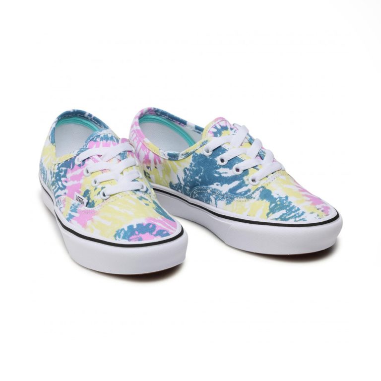 Vans Women’s Comfycush Authentic Tie Dye – Orchid / White thumbnail 3