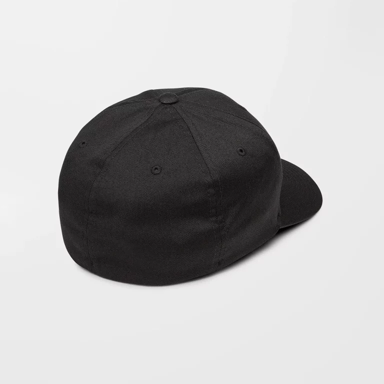 Volcom Unisex Full Stone Flexfit Cap – Black thumbnail 2