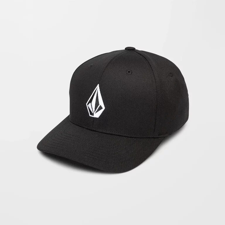 Volcom Unisex Full Stone Flexfit Cap – Black