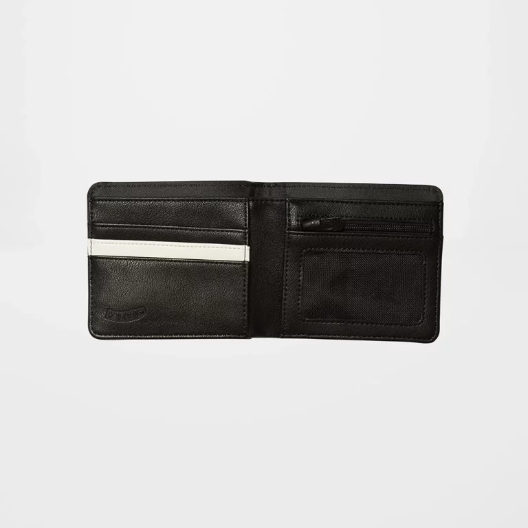 Volcom Men’s Slim Stone Small Wallet – Black thumbnail 2