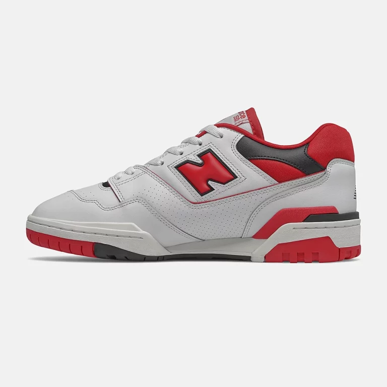 New Balance Men’s 550 Shoes – White/Red thumbnail 2