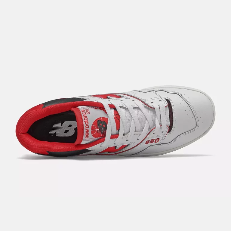 New Balance Men’s 550 Shoes – White/Red thumbnail 3