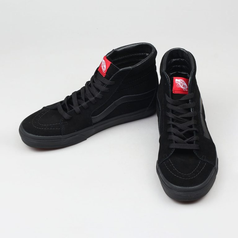 Vans Women’s SK8 Hi – Black / Black thumbnail 2
