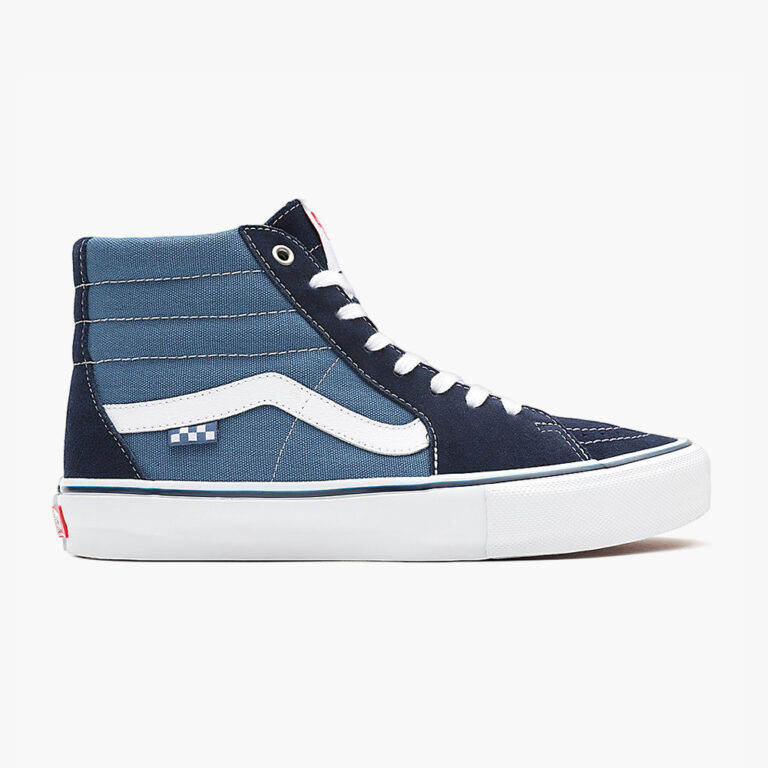 Vans Men’s Skate SK8-Hi Shoes – Blue / Navy / White