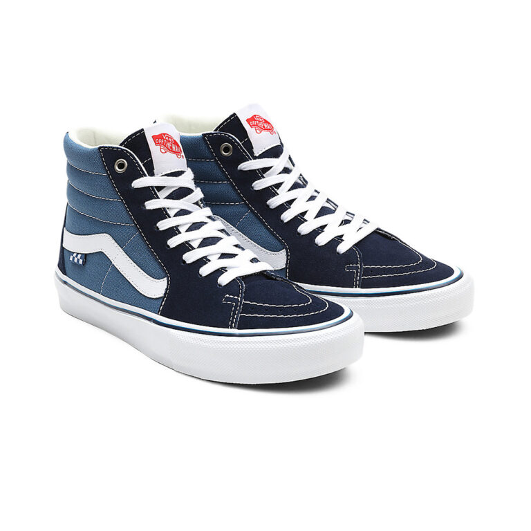 Vans Men’s Skate SK8-Hi Shoes – Blue / Navy / White thumbnail 3