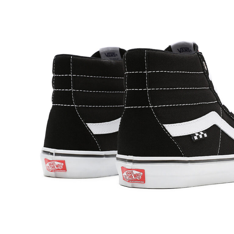 Vans Men’s Skate SK8-Hi Shoes – Black / White thumbnail 4