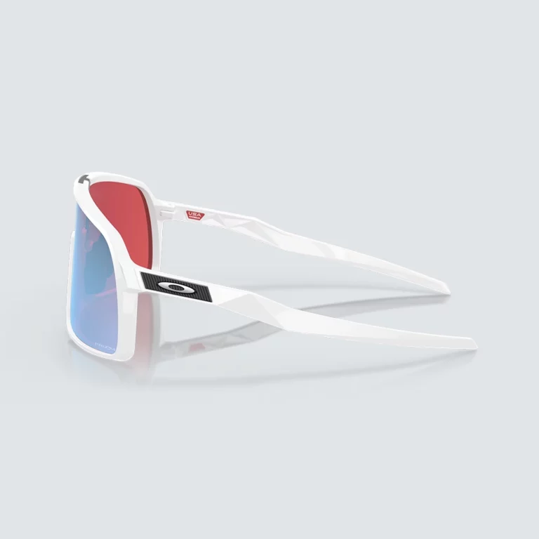 Oakley Men’s Sutro Sunglasses – Prizm Snow Sapphire Lenses / Polished White Frame thumbnail 3