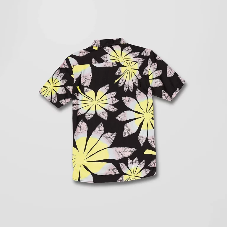 Volcom Men’s Bloomin Shirt – Black thumbnail 4