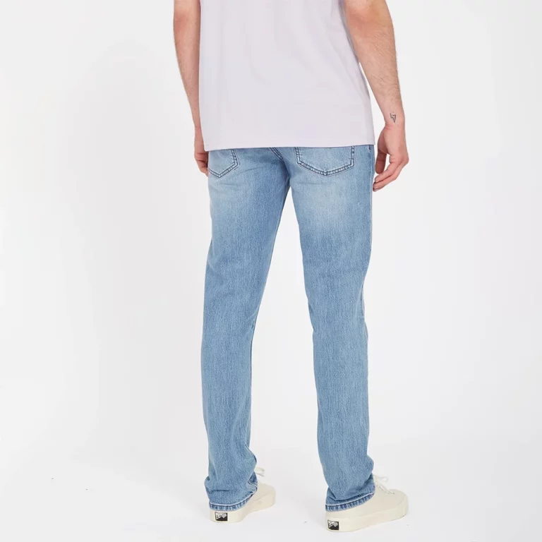 Volcom Men’s Vorta Jeans – Wrecked Indigo thumbnail 3