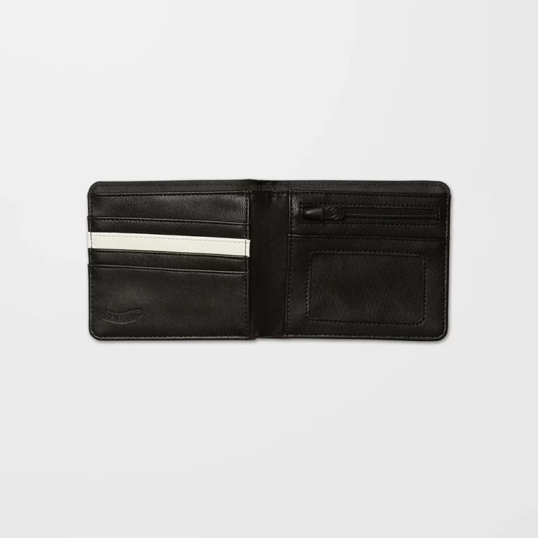 Volcom Men’s Slim Stone Large Wallet – Black thumbnail 3