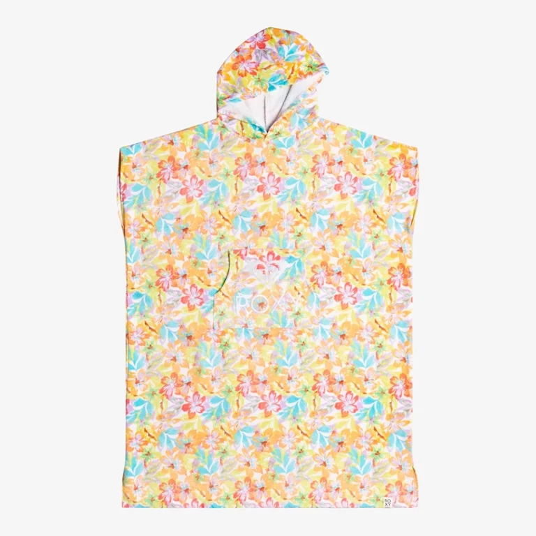 Roxy Women’s Stay Magical Printed Hooded Changing Towel – Snow White Pualani Combo