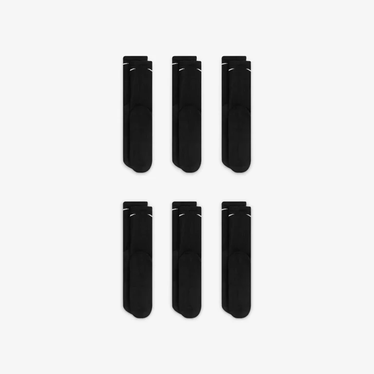 Nike Everyday Plus Cushioned Training Crew Socks – Black thumbnail 2