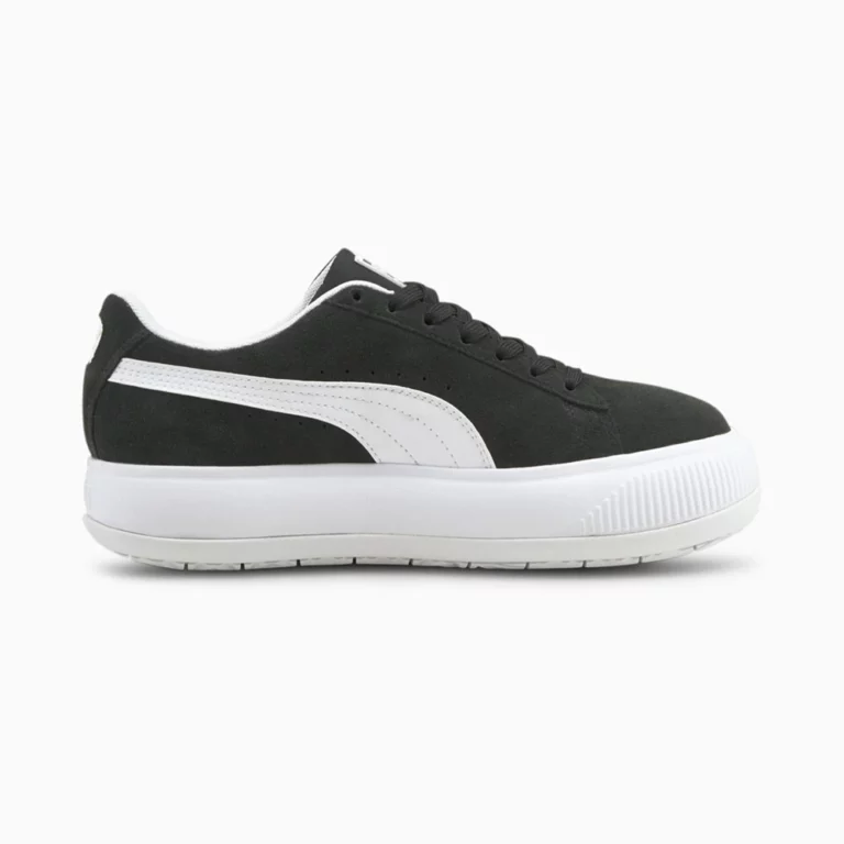 Puma Women’s Suede Mayu Sneakers – Black/ White thumbnail 2