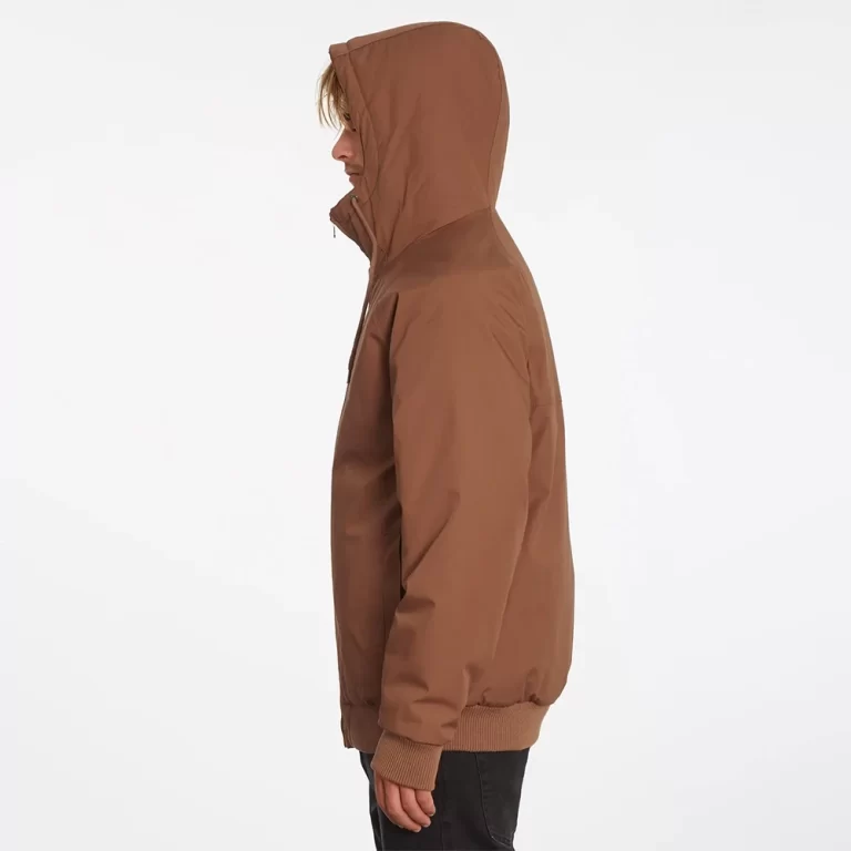 Volcom Men’s Hernan 5K Jacket – Mocha thumbnail 3