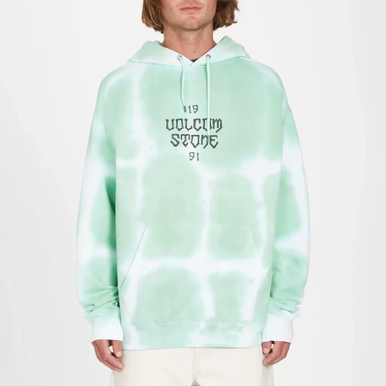 Volcom Men’s Trippin Dye Hoodie – Bottle Green