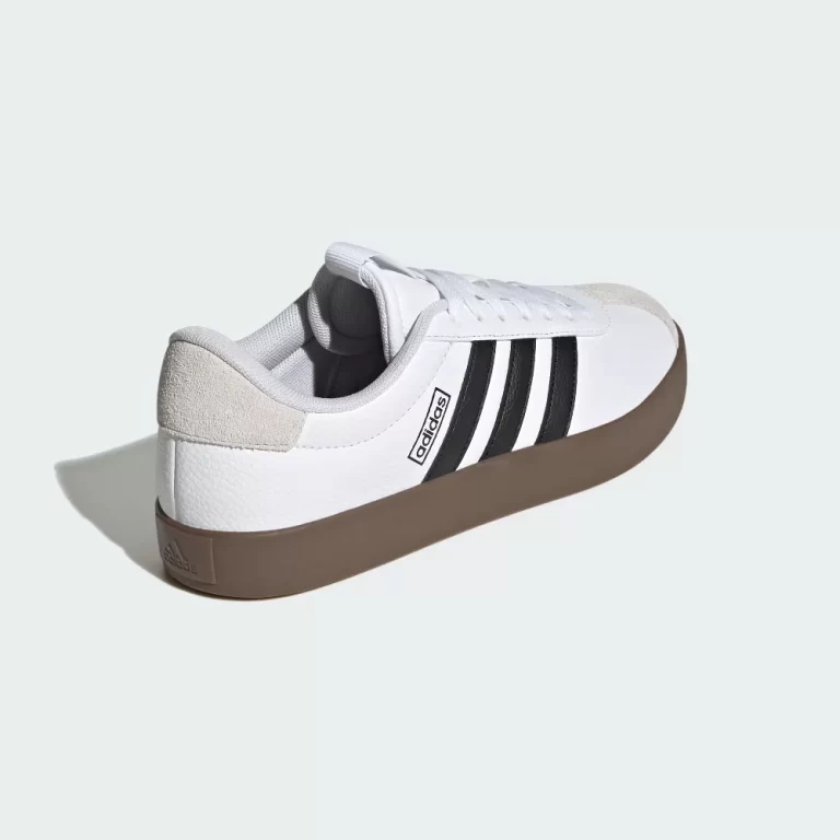 Adidas Women’s VL Court 3.0 Shoes – Cloud White / Core Black / Grey One thumbnail 4