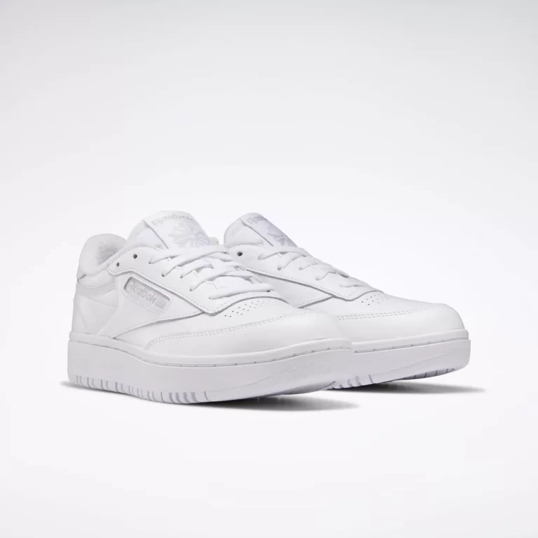 Reebok Women’s Club C Double Shoes – Ftwr White / Ftwr White / Cold Grey 2 thumbnail 3