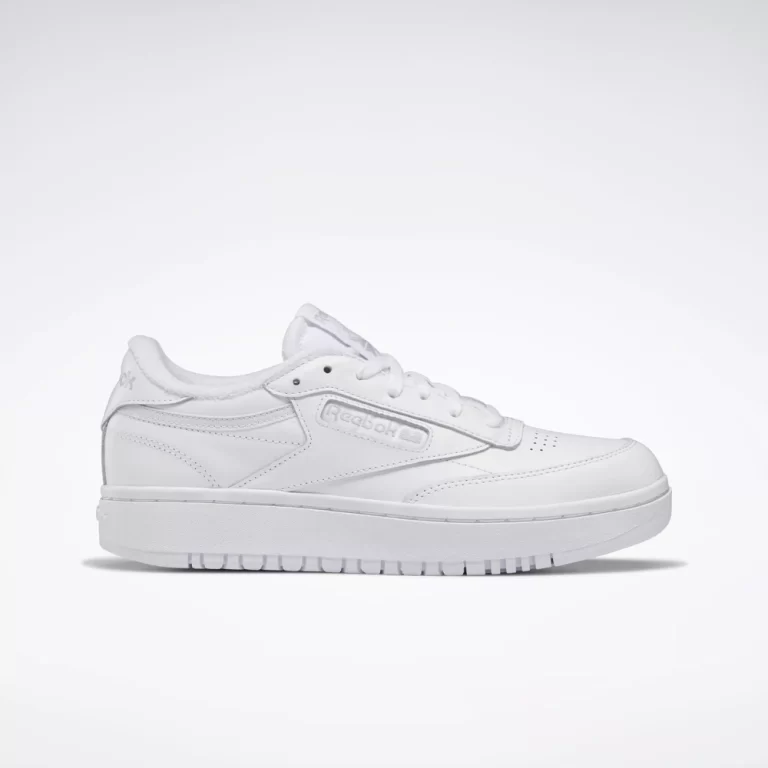 Reebok Women’s Club C Double Shoes – Ftwr White / Ftwr White / Cold Grey 2