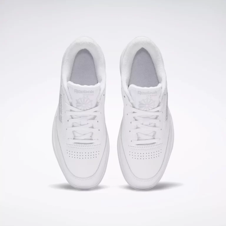Reebok Women’s Club C Double Shoes – Ftwr White / Ftwr White / Cold Grey 2 thumbnail 5