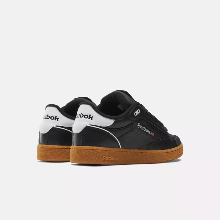 Reebok Men’s Club C Bulc Shoes – Black / White / Reebok Rubber Gum thumbnail 3