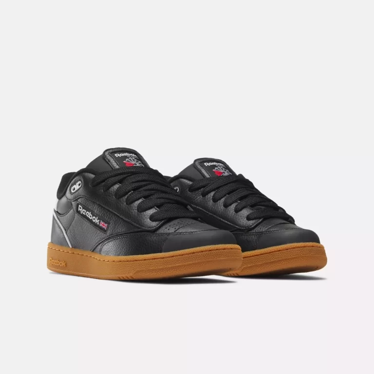 Reebok Men’s Club C Bulc Shoes – Black / White / Reebok Rubber Gum thumbnail 2