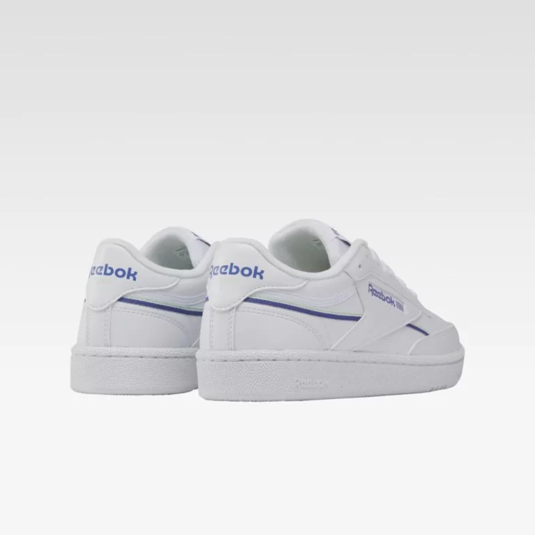 Reebok Women’s Club C 85 Vegan Shoes – White/Stepur/Aqudus thumbnail 2