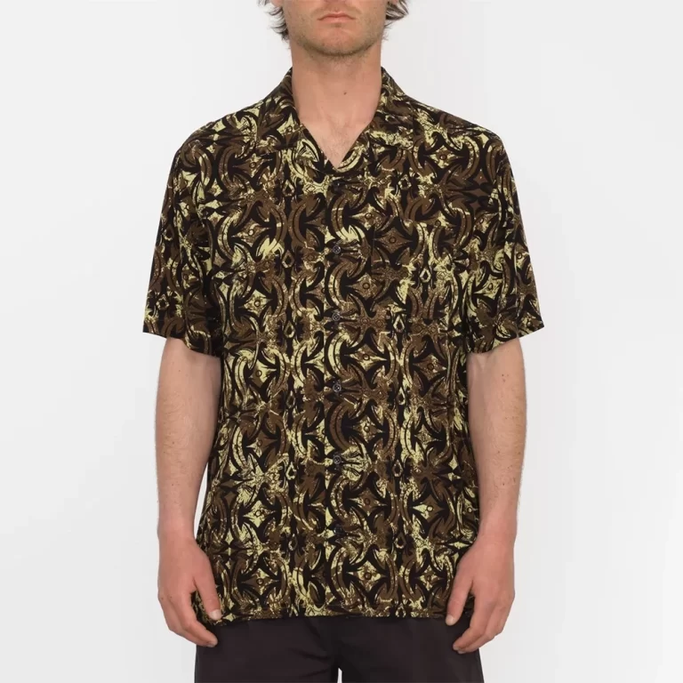 Volcom Men’s Bold Moves Shirt – Ginger Brown