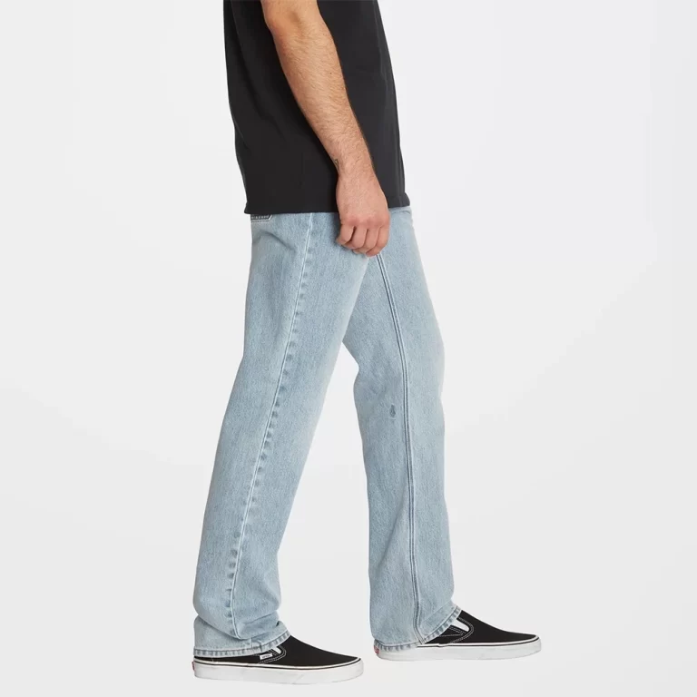 Volcom Men’s Solver Modern Fit Jeans – Heavy Worn Faded thumbnail 3