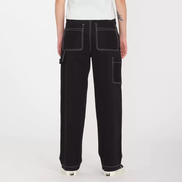 Volcom Women’s Stone Kraft Jeans – Black thumbnail 2