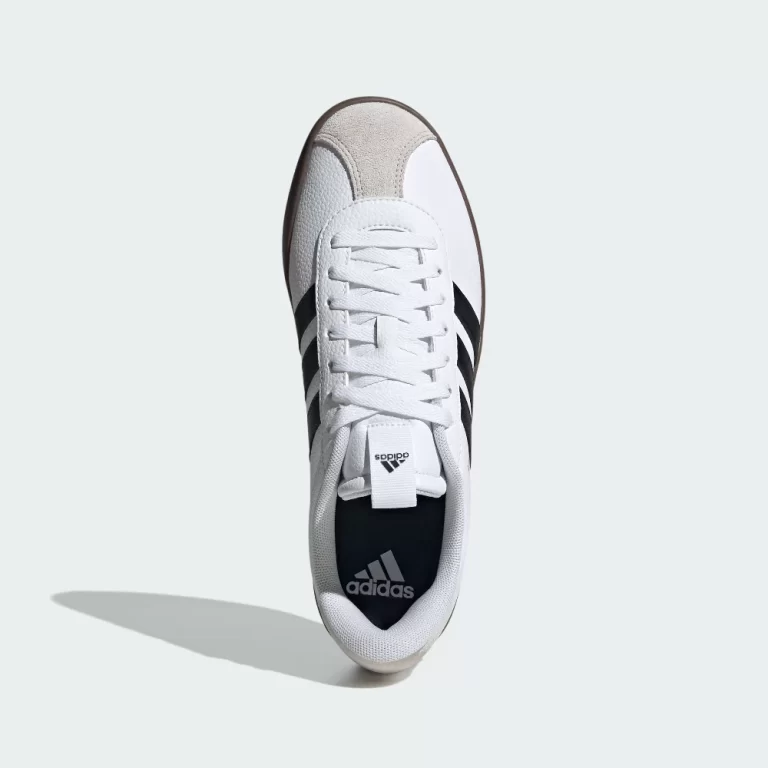 Adidas Men’s VL Court 3.0 Shoes – Cloud White / Core Black / Grey One thumbnail 4