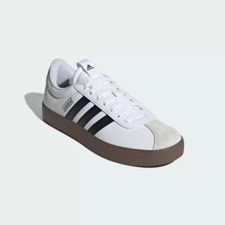Adidas Men’s VL Court 3.0 Shoes – Cloud White / Core Black / Grey One thumbnail 6