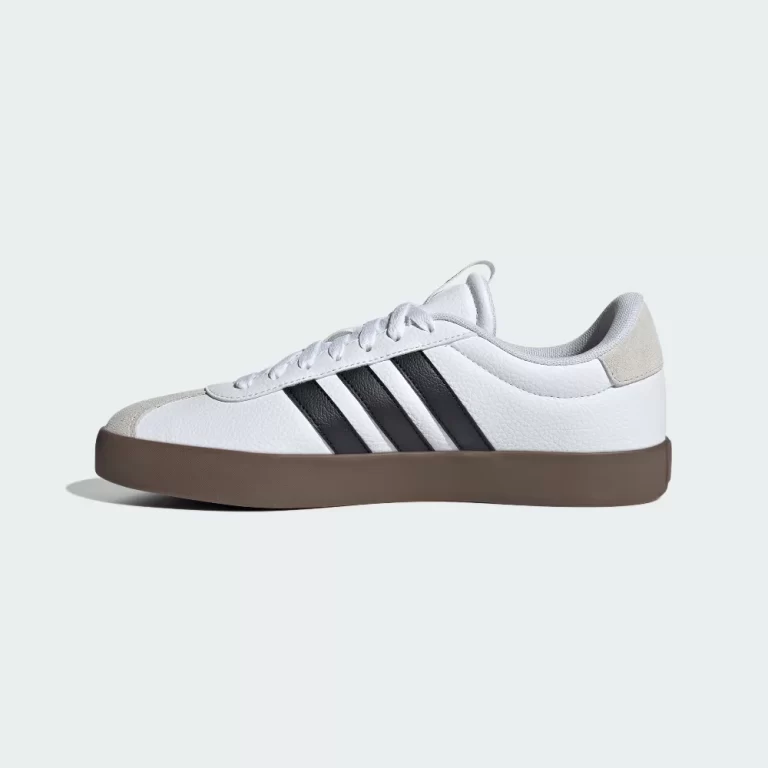 Adidas Men’s VL Court 3.0 Shoes – Cloud White / Core Black / Grey One thumbnail 2
