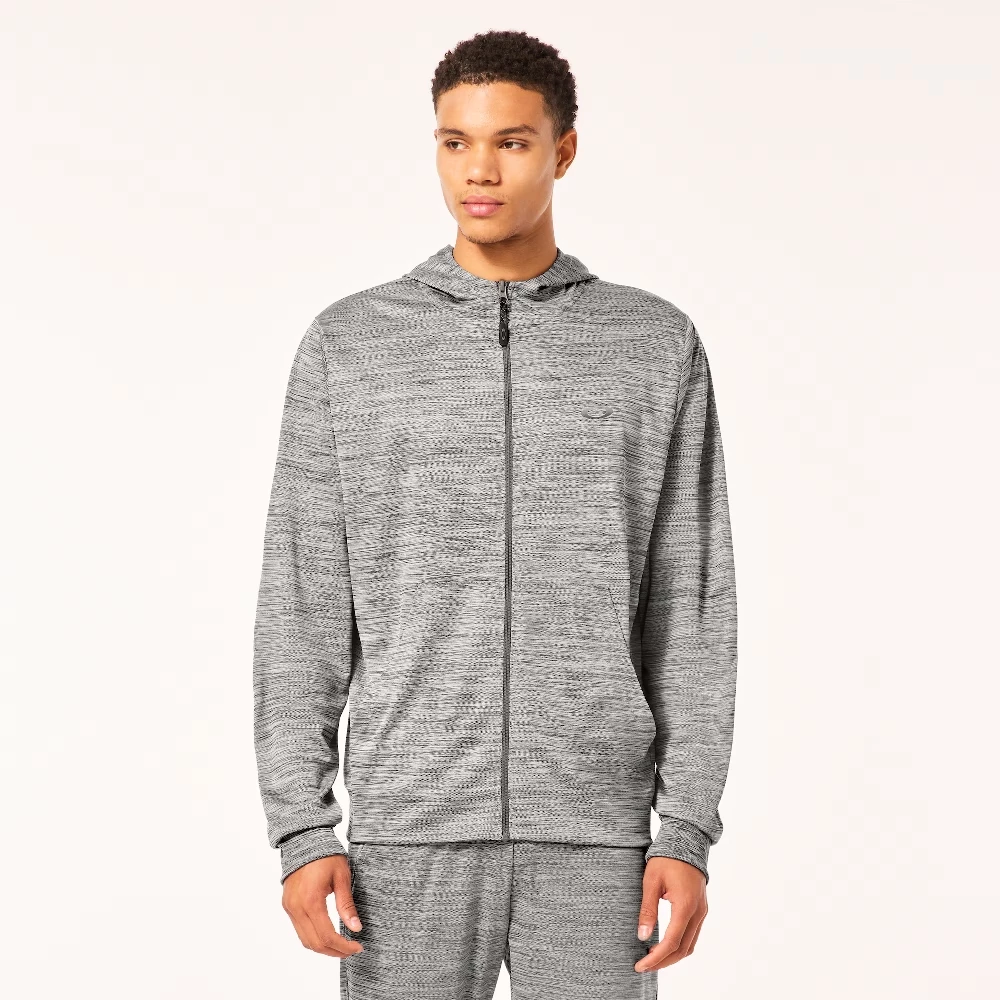 Oakley Men’s Foundational Fz Hoodie 3.0 – Uniform/Lunar Heather