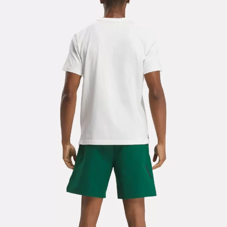 Reebok Men’s Court Sport Graphic Tee / White thumbnail 4