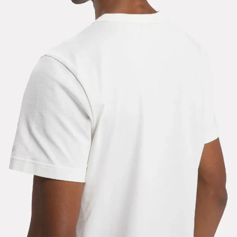 Reebok Men’s Court Sport Graphic Tee / White thumbnail 3