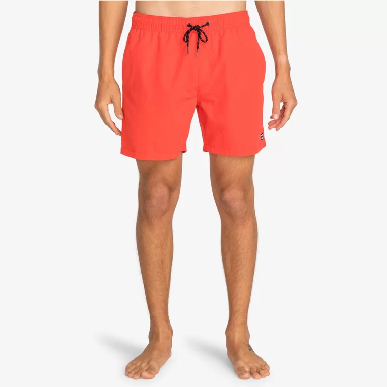 Billabong Men’s All Day Layback 16″ Swim Shorts – Red Hot