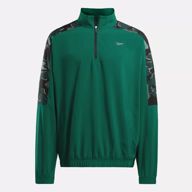 Reebok Men’s Train Motion Camo Sweatshirt – Dark Green thumbnail 5
