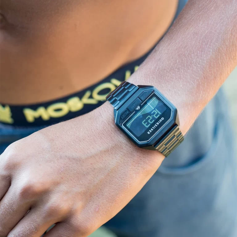 Quiksilver Men’s Addictiv Pro Tide Watch – Black thumbnail 4
