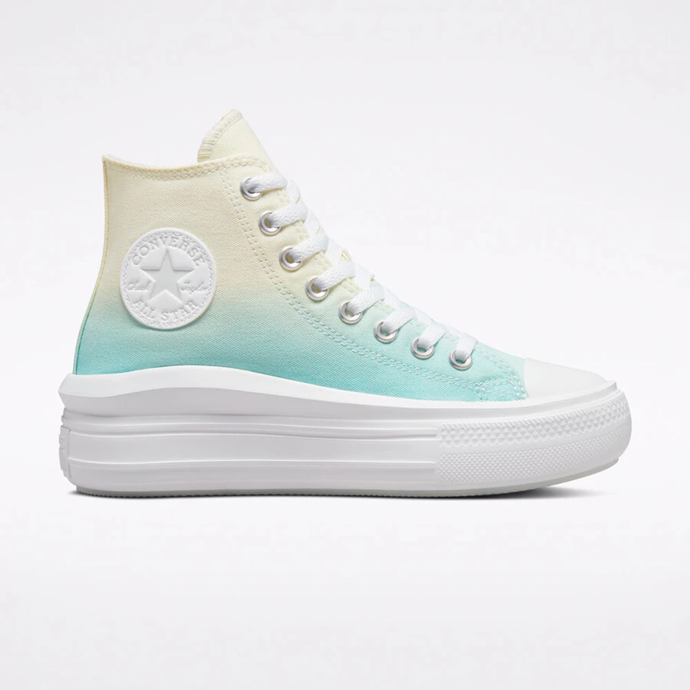 Converse Women’s Chuck Taylor All Star Move Platform Ombre – Egret/Light Dew/White