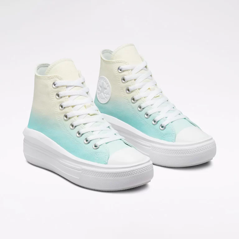 Converse Women’s Chuck Taylor All Star Move Platform Ombre – Egret/Light Dew/White thumbnail 5