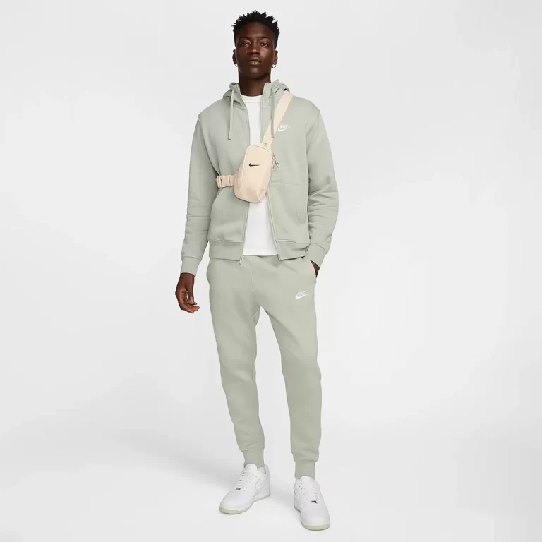 Nike Men’s Sportswear Club Fleece Joggers – Jade Horizon/White thumbnail 3