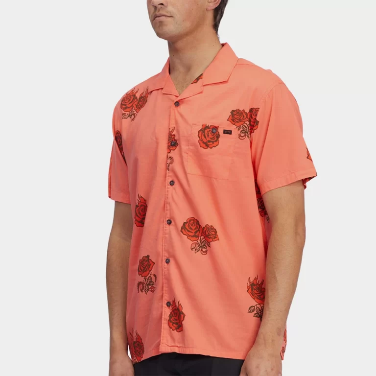 Billabong Men’s Sundays Vacay Short Sleeve Shirt – Washed Red thumbnail 4