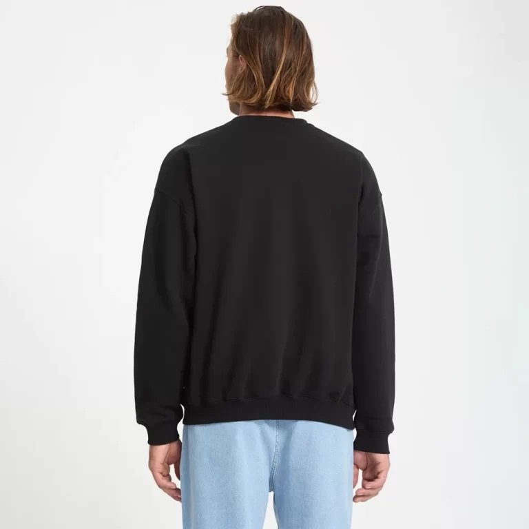 Volcom Men’s Single Stone Sweatshirt – Black thumbnail 2