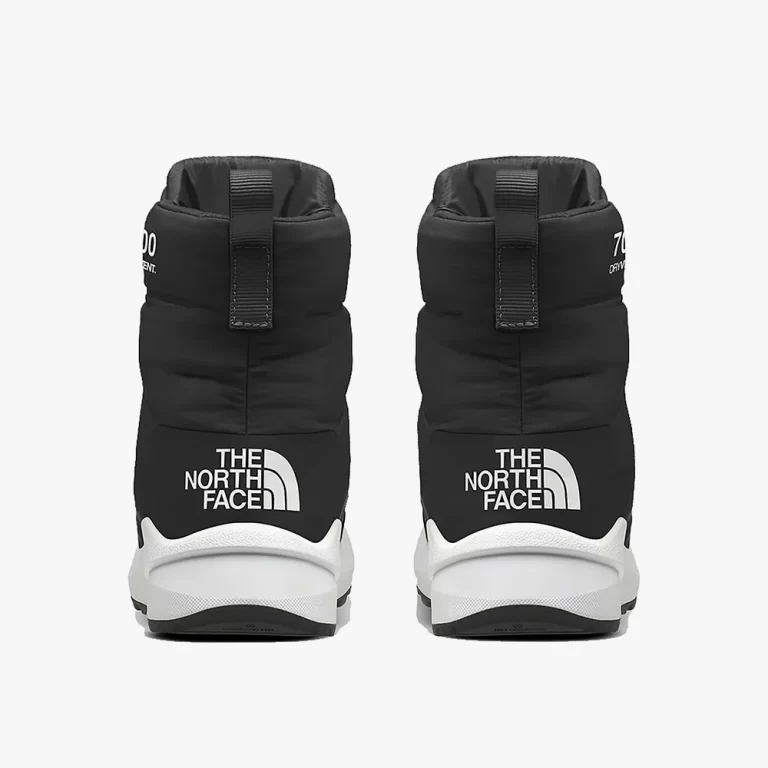 The North Face Women`s Nuptse II Bootie WP – Black / White thumbnail 2