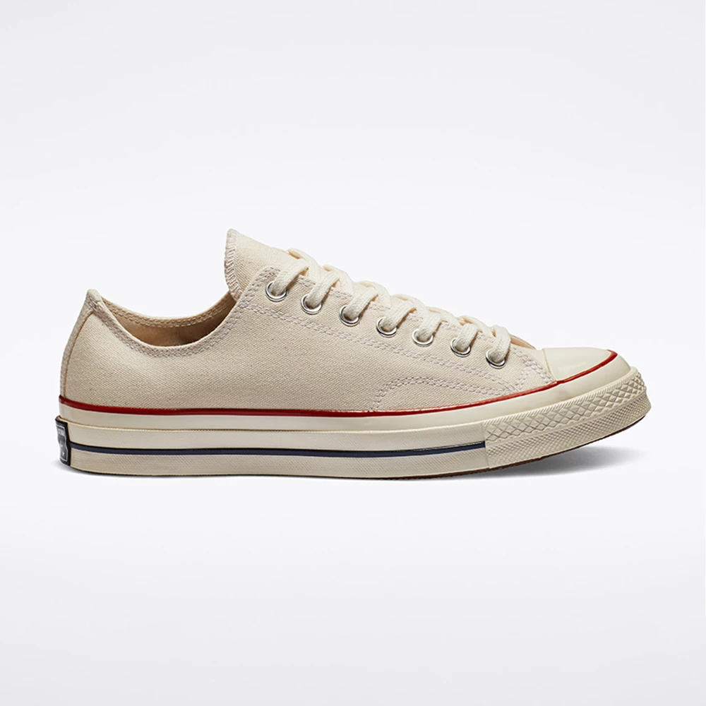 Converse Women’s Chuck 70 Ox Canvas Shoes – Parchment/Garnet/Egret