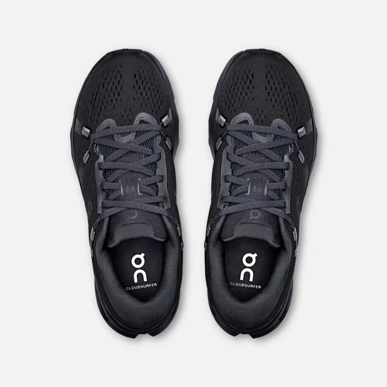 On Women’s Cloudsurfer 2 Shoes – Black / Black thumbnail 6