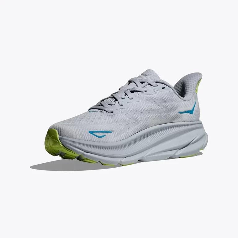 Hoka Women’s Clifton 9 Shoes – Gull / Sea Ice thumbnail 4