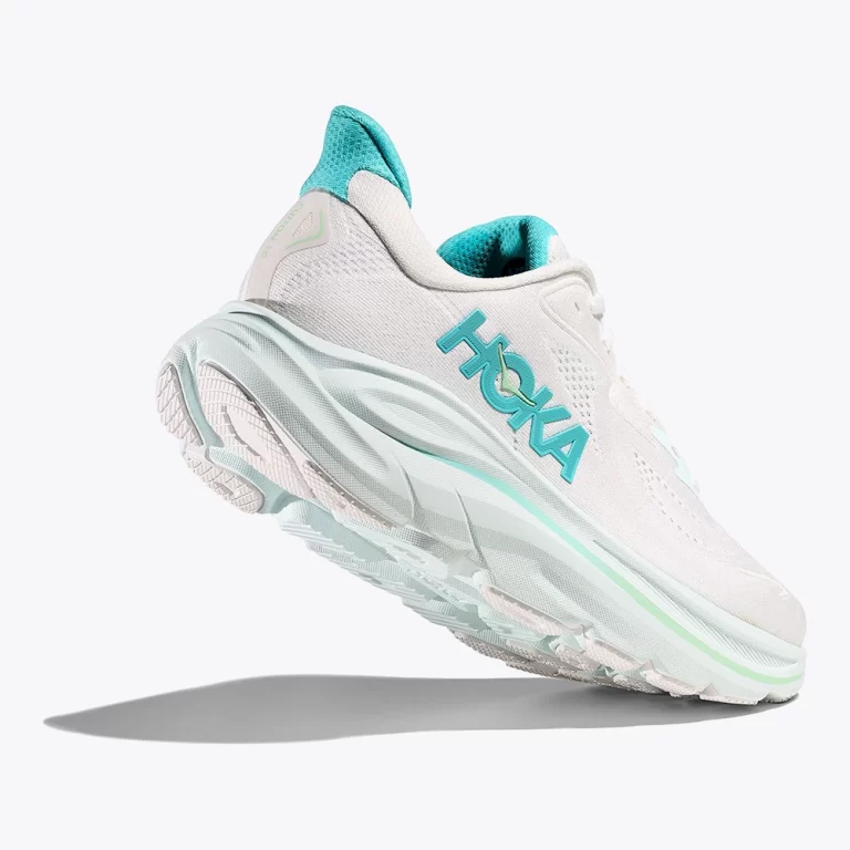 Hoka Women’s Clifton 10 Shoes – White / Cielo Blue thumbnail 3